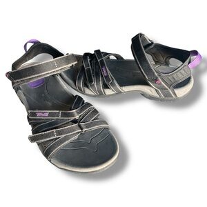 Teva Tirra 4266 Women size 10‎ Black Adjustable Hiking Sandals